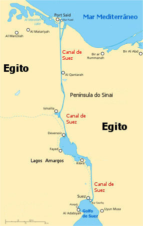 Canal-de-Suez_alterado Canal de Suez: Por que ele é tão importante para o mundo?